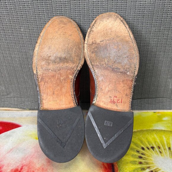 Allen Edmonds Fairgate Mens 11.5D Brown Leather Oxford Dress Shoes - Picture 8 of 9